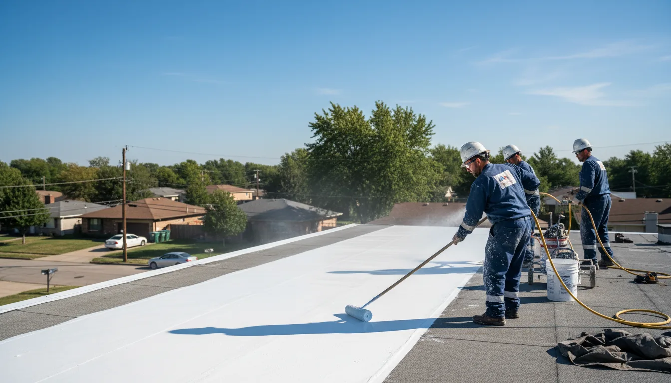 Commercial roof coating in Freeport, NY near me